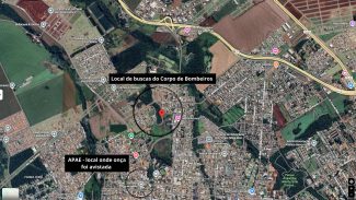 Veja local onde Bombeiros realizam buscas pela onça em Cascavel Veja local onde Bombeiros realizam buscas pela onça em Cascavel