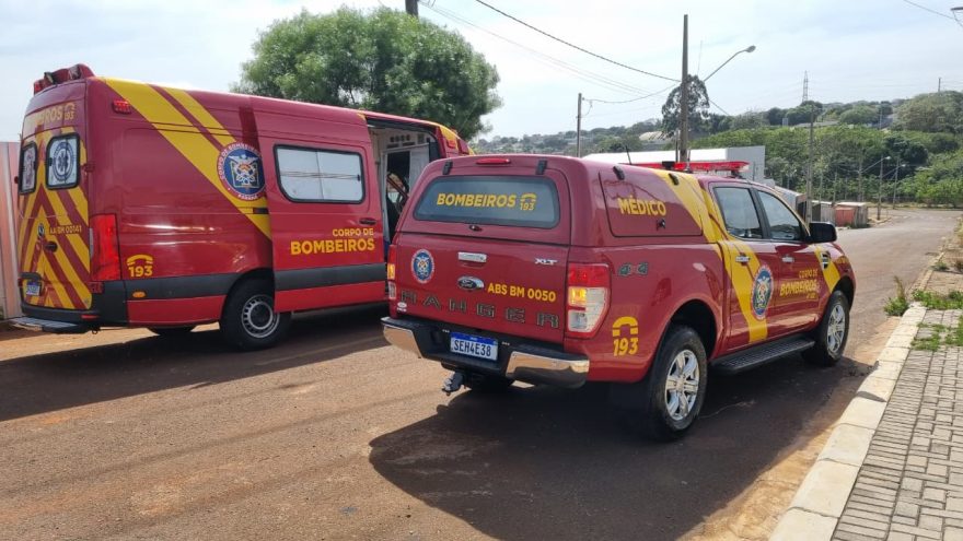 Trabalhador sofre convulsões em obra e cai de andaime com três metros no Bairro Cataratas