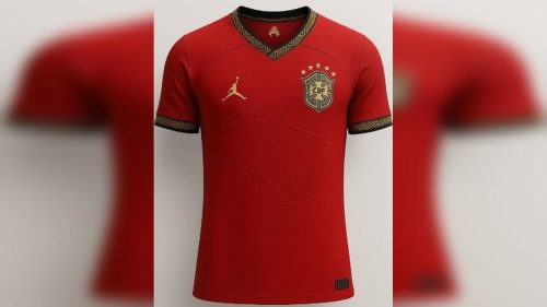 CBF confirma que uniforme vermelho da seleção brasileira estava em produção