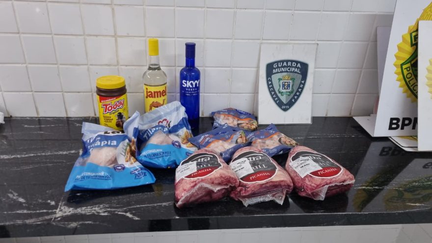 Picanha, camarão, pinga e Toddy; ladrão gourmet se dá mal e vai comer marmita na delegacia
