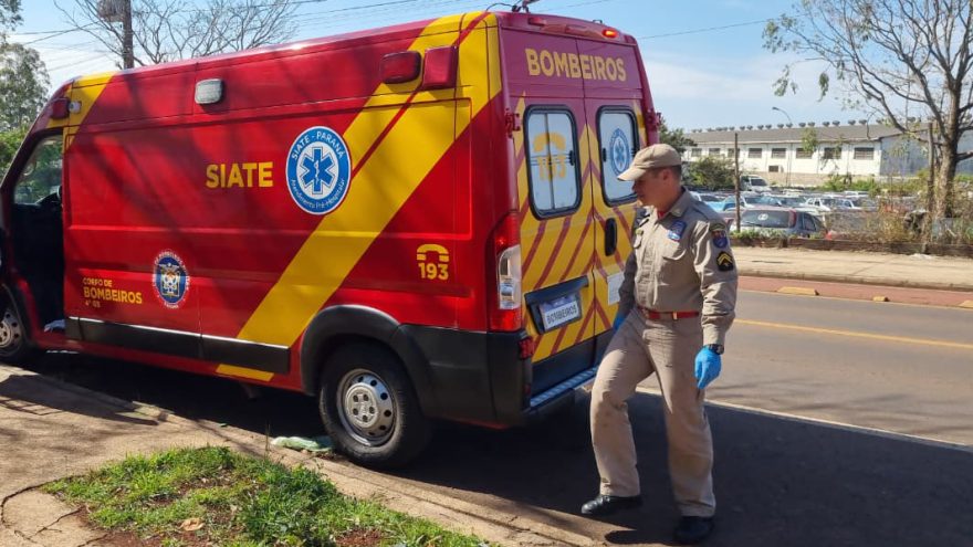Homem sofre fratura ao cair de contêiner no Bairro Esmeralda