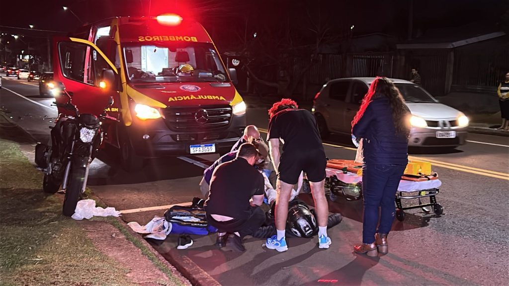 Avenida das Pombas registra 2º acidente nesta noite; Twister e Uno se envolvem em forte batida