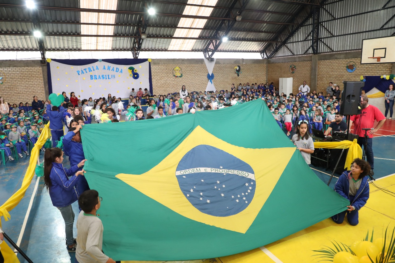Semana da Pátria celebra o amor ao Brasil com programação especial em escolas e Cmeis de Cascavel