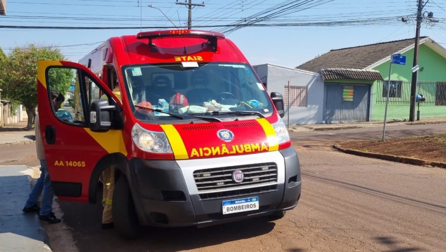 Idoso cai na Rua Samambaias e fica ferido