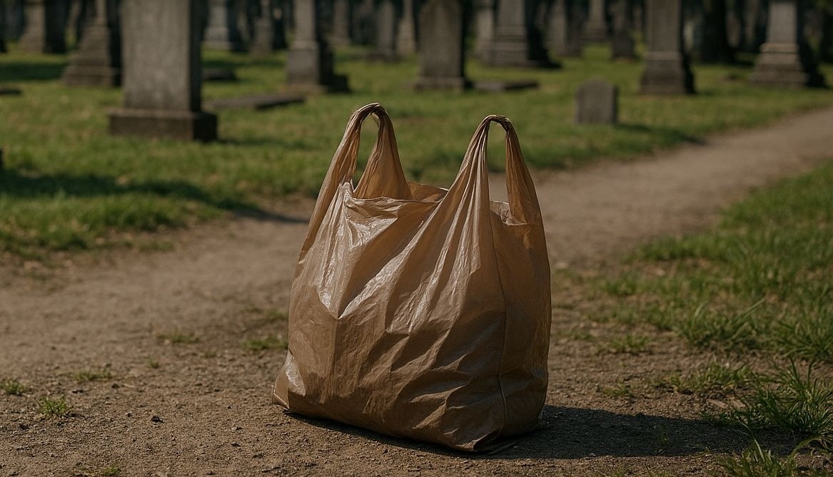 Cabeça humana dentro de sacola é localizada no Cemitério Jardim da Saudade