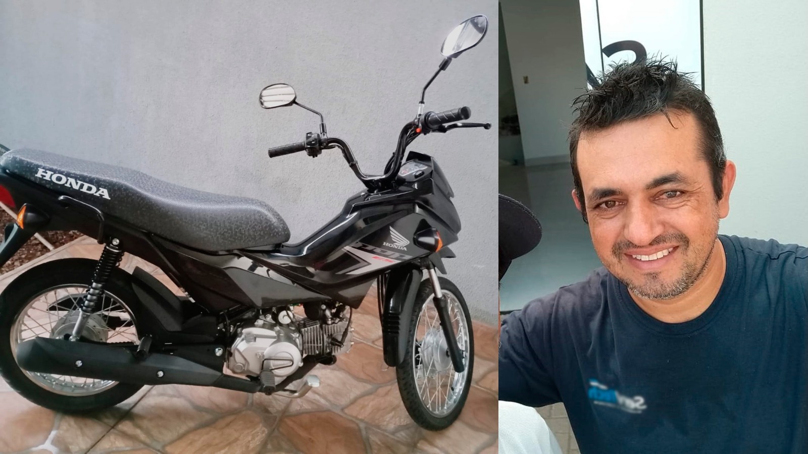 Cleberson de Lima continua desaparecido; Ele saiu com uma Honda Pop e não foi mais visto