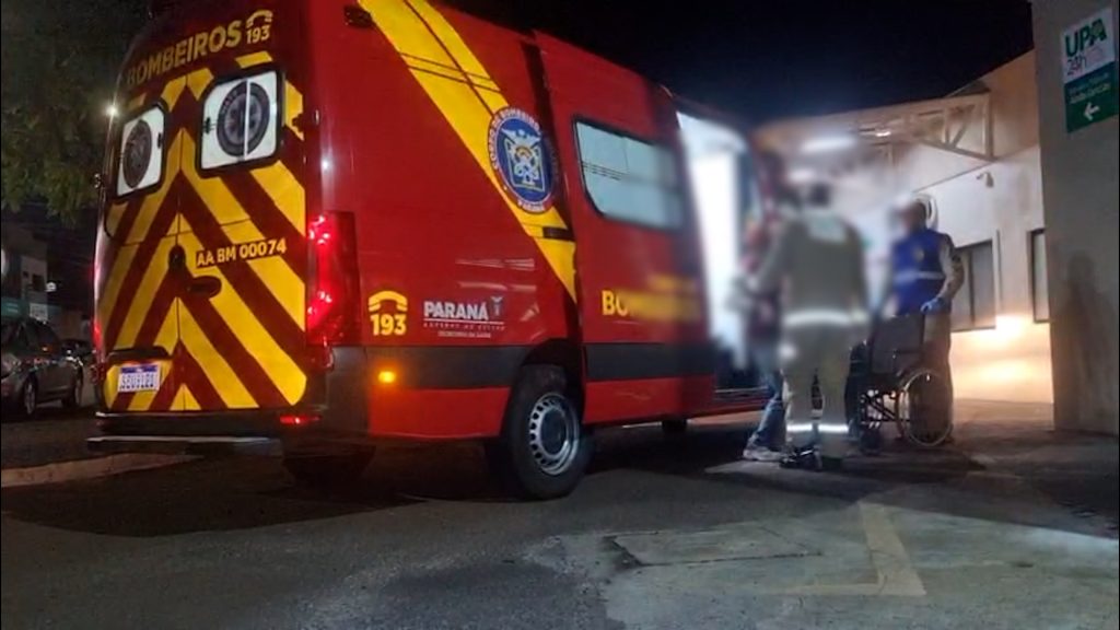 Homem sofre queda na Avenida Piquiri e fica ferido