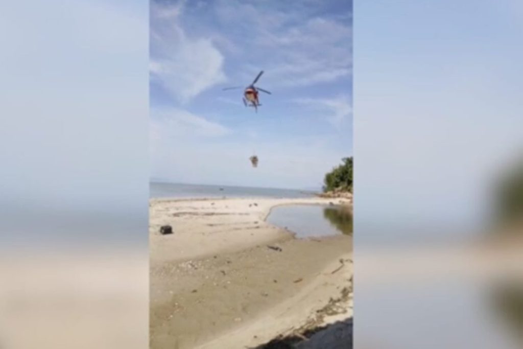 Drama em alto mar: duas pessoas ficam à deriva após naufrágio