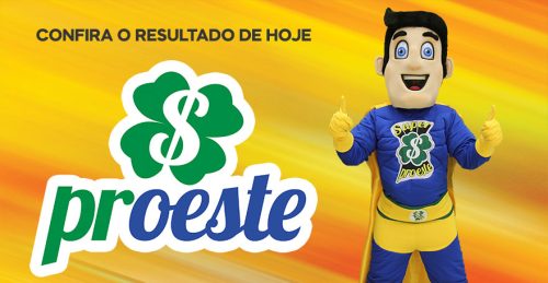 Confira os ganhadores do PROESTE deste domingo (24) Imagem referente a Confira os ganhadores do PROESTE deste domingo (24)