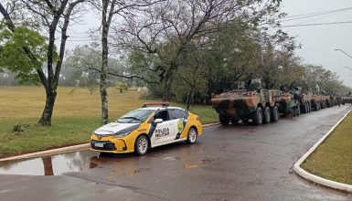 Operação Integrada mobiliza comboios do Exército em rodovias do Oeste do Paraná Imagem referente a Operação Integrada mobiliza comboios do Exército em rodovias do Oeste do Paraná