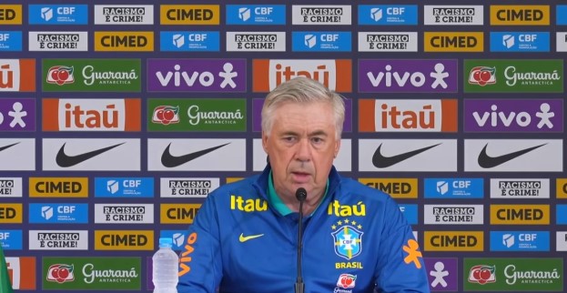 Sem Neymar, Carlo Ancelotti divulga nova convocação para Seleção Brasileira