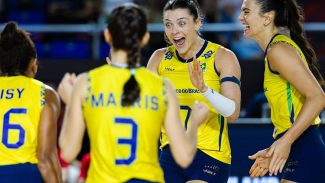 Mundial de vôlei: Brasil bate Porto Rico e fecha 1ª fase na liderança