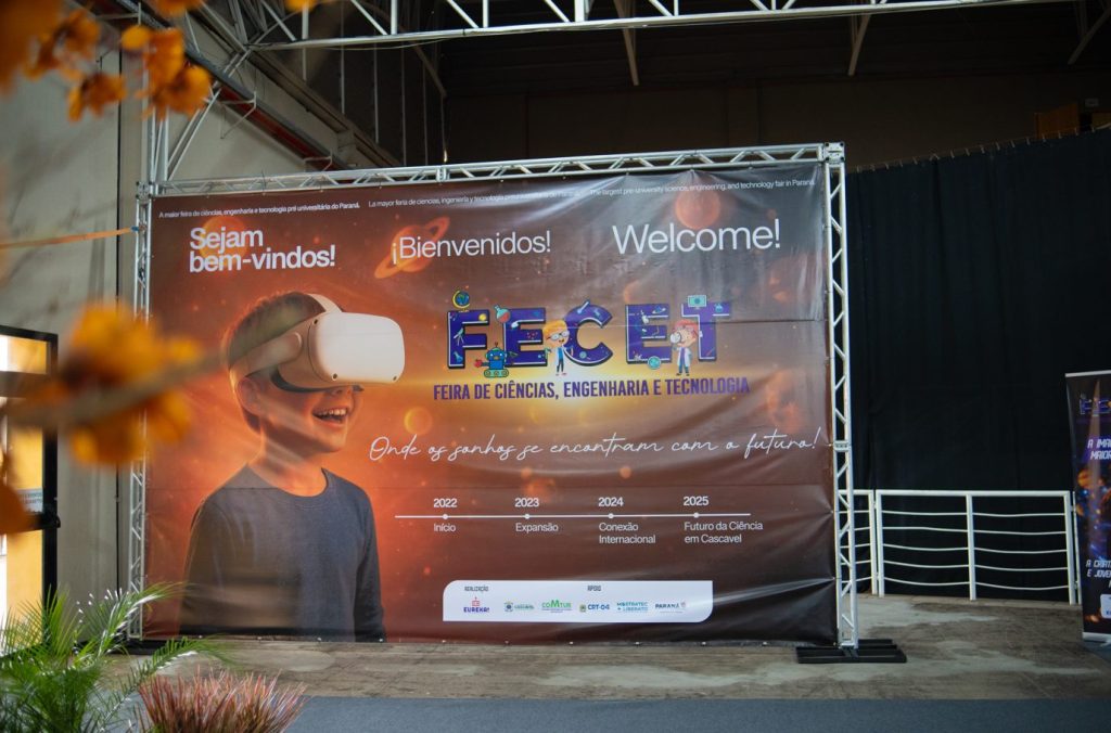 Montagem da FECET 2025 tem início no Centro de Convenções e Eventos de Cascavel