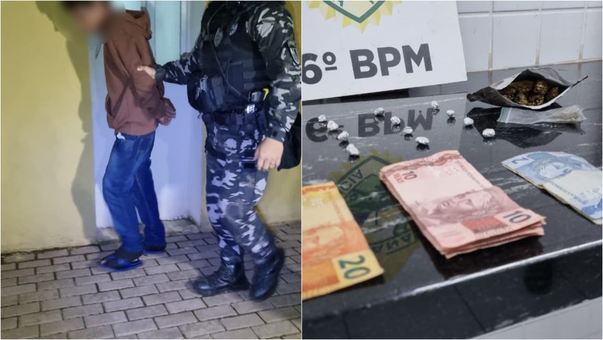 Choque desmantela ponto de tráfico de drogas no Interlagos e detém jovem de 24 anos