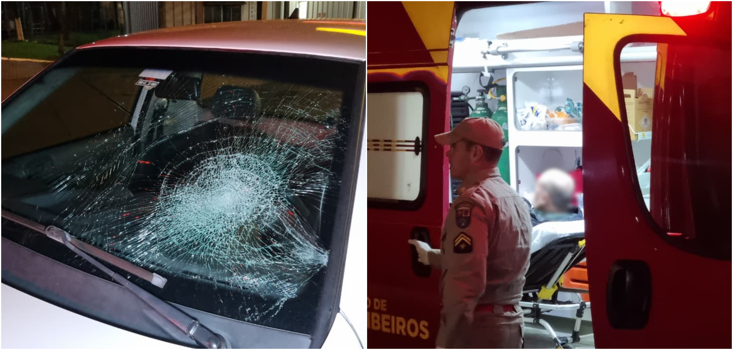 Homem é atropelado por Saveiro no pátio de posto de combustíveis na BR-277, em Cascavel