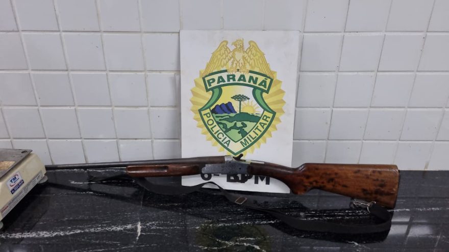 Homem é detido após atirar de espingarda contra o próprio filho em Catanduvas