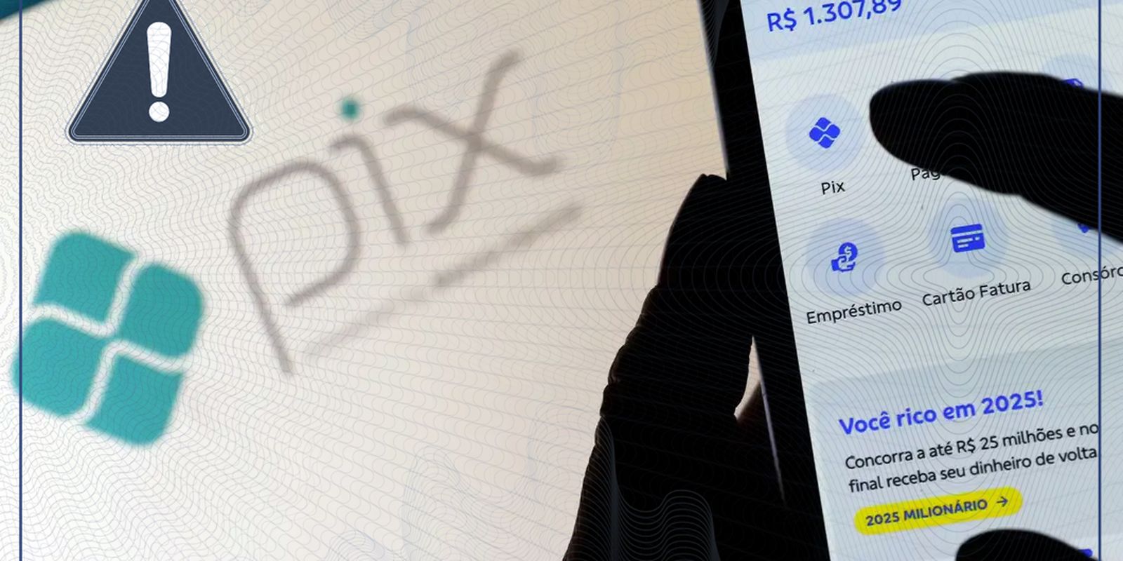 Jovem perde mais de R$ 11 mil em golpe de extorsão por PIX