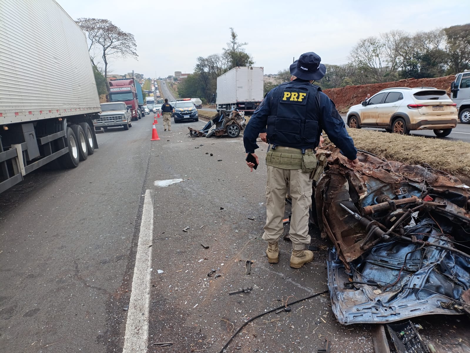 PRF dá detalhes sobre grave acidente na rodovia BR-376
