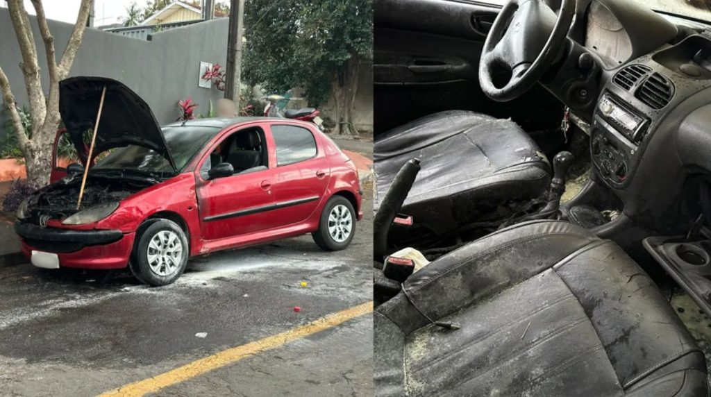 Falta de sorte? Segundo carro do mesmo motorista pega fogo em menos de um ano