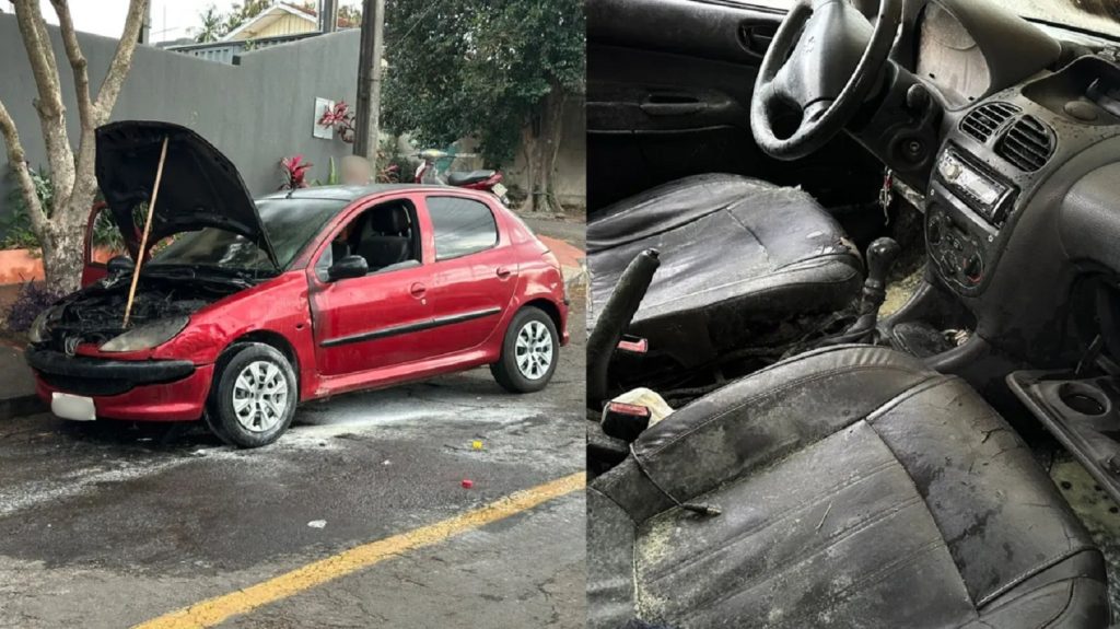 Segundo carro do mesmo motorista pega fogo em menos de um ano