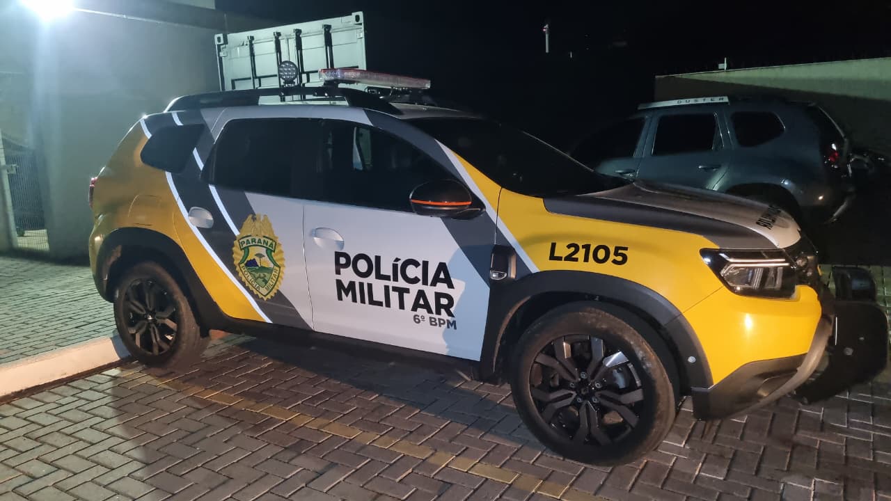 Marido alterado tenta pegar celular, é amarrado pelos filhos e vai preso em Cascavel