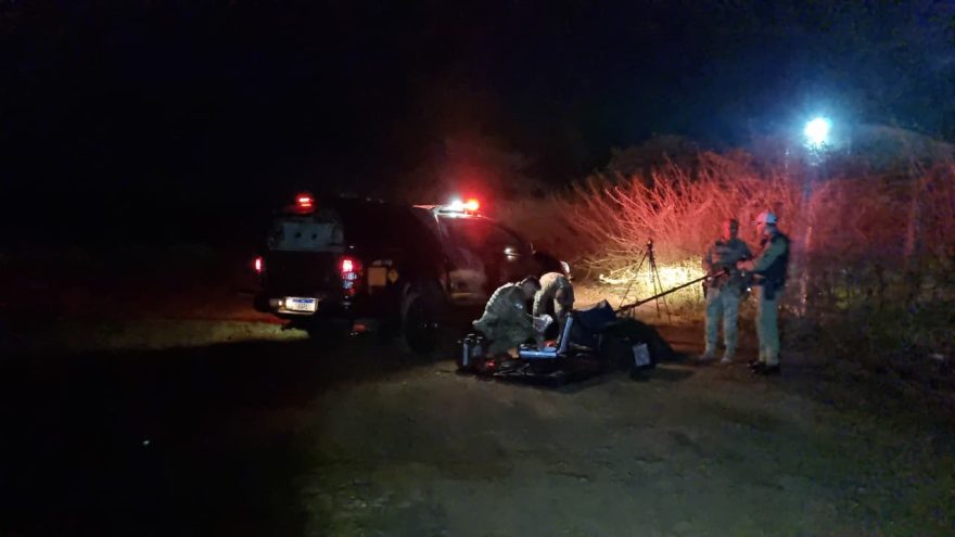 Granada é desarmada pelo Esquadrão Antibombas na marginal da BR-369 em Cascavel