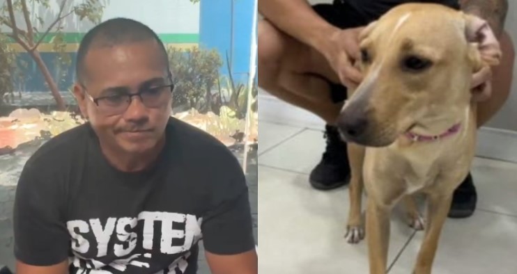 “Foi o cansaço”, diz homem que gerou revolta após dar ‘bicuda’ e desmaiar cadela