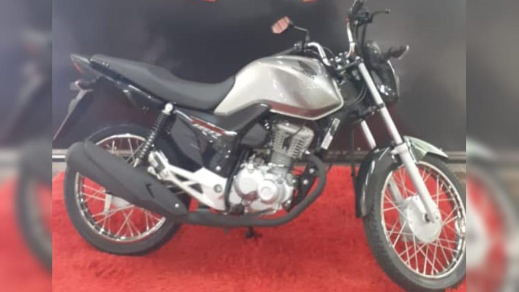 Honda CG 160 Start é furtada durante a madrugada na Avenida Brasil, no Centro