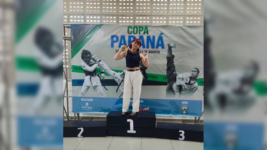 Atleta de Cascavel conquista título na Copa Paraná de Taekwondo