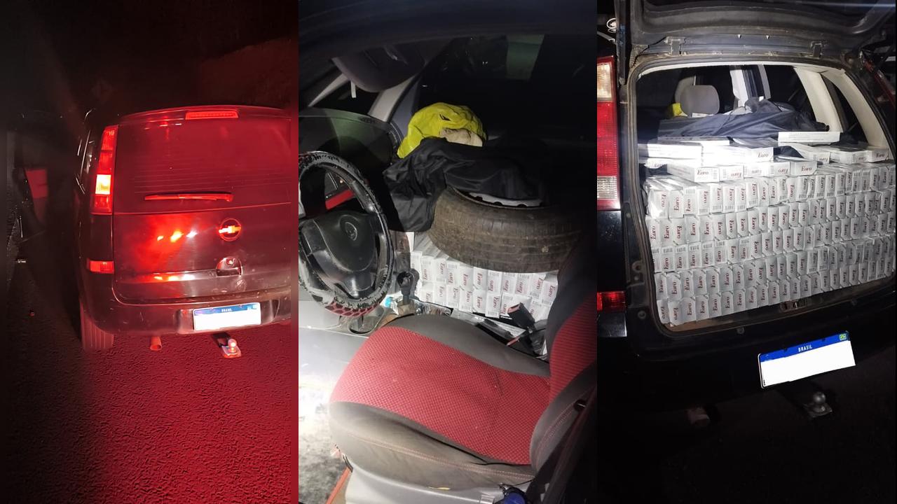 Polícia apreende 26 caixas de cigarros contrabandeados em Santa Tereza do Oeste