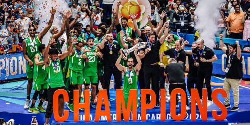 Brasil é campeão da AmeriCup de basquete após 16 anos de jejum Imagem referente a Brasil é campeão da AmeriCup de basquete após 16 anos de jejum