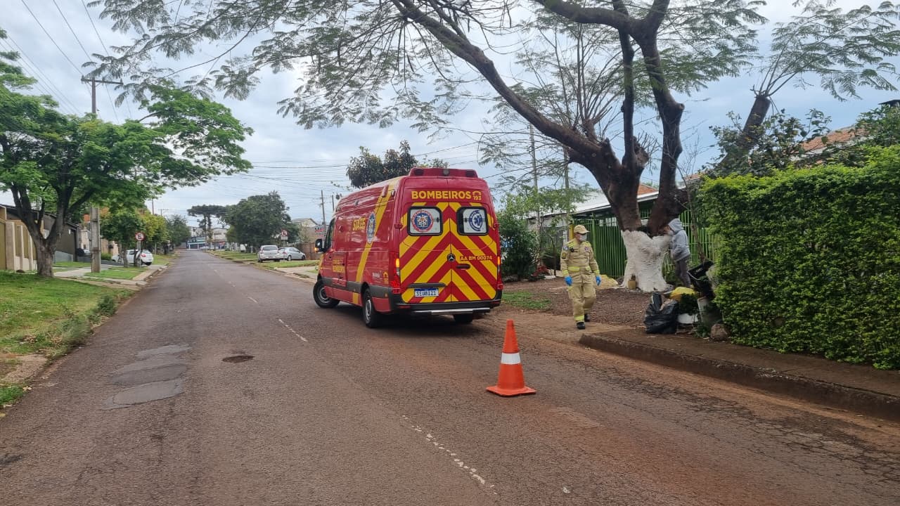 Após acidente, ciclista vai para casa com perna quebrada e aciona Siate