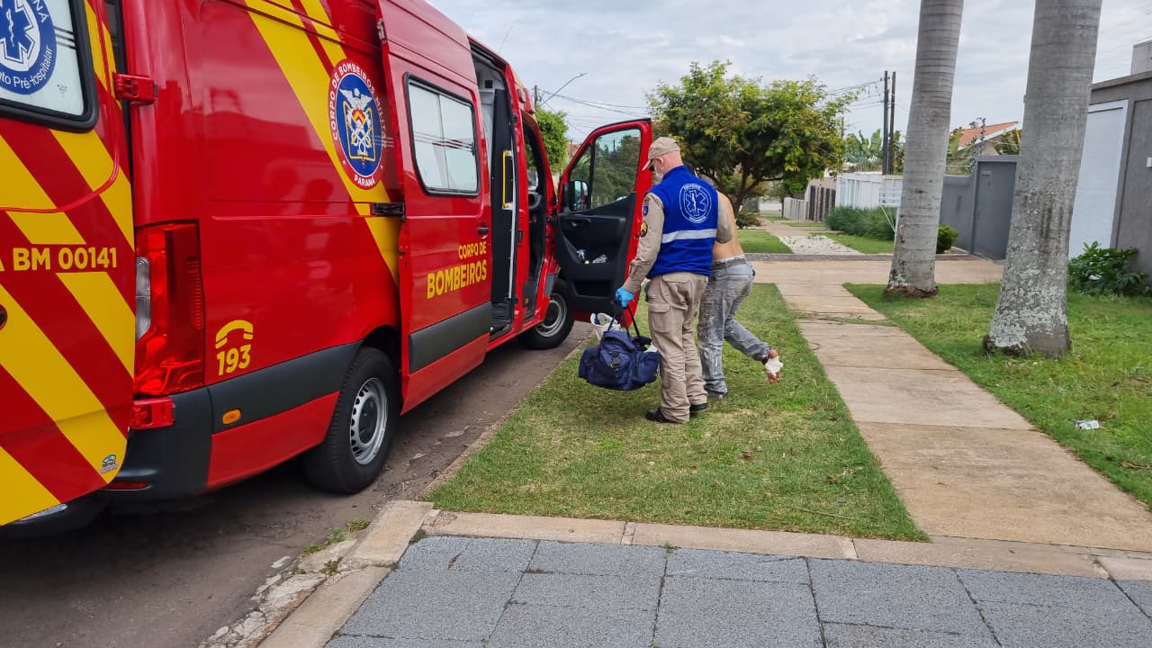 Trabalhador tem pé lacerado após acidente com 'Makita' no Tropical
