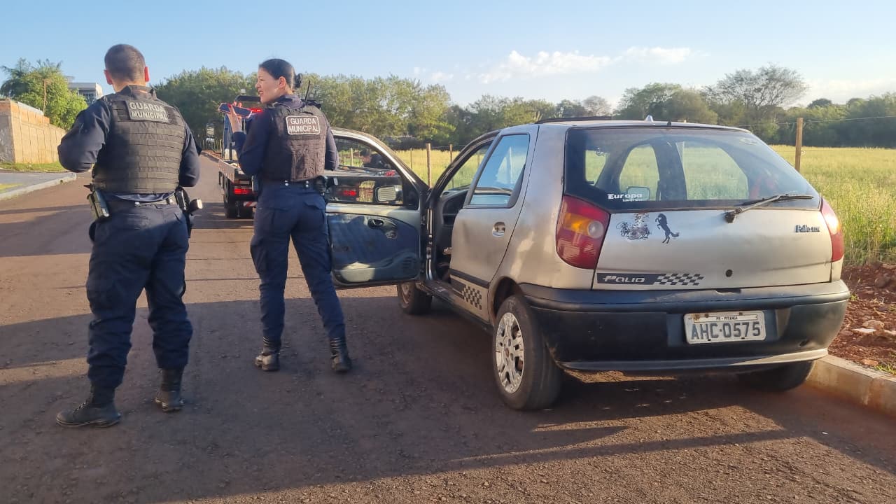 Fiat Palio furtado no Maria Luiza é recuperado pela GM no Santa Cruz
