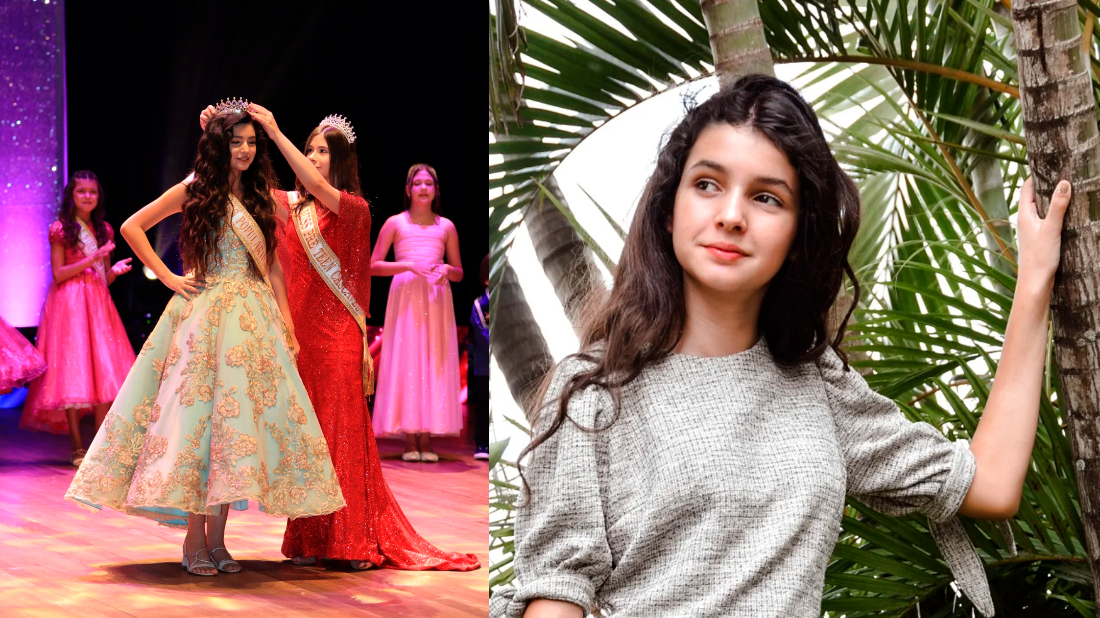 Moradora de Cascavel, Maria Vitória é eleita Miss Pré Teen 2025 e vai disputar o Miss Brasil da categoria
