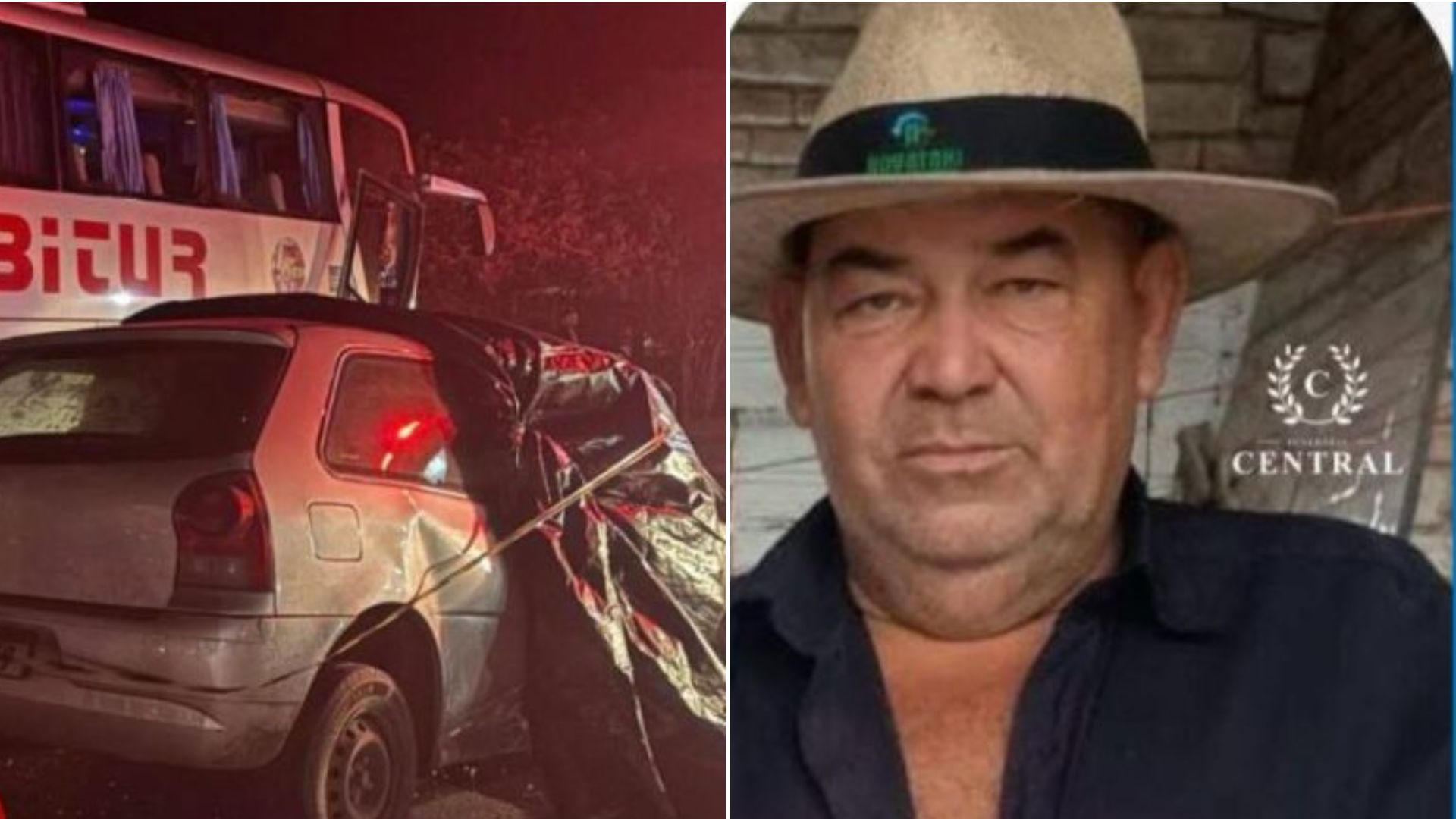 Elio Malaquia morre em colisão com ônibus na BR-476, em São Mateus do Sul