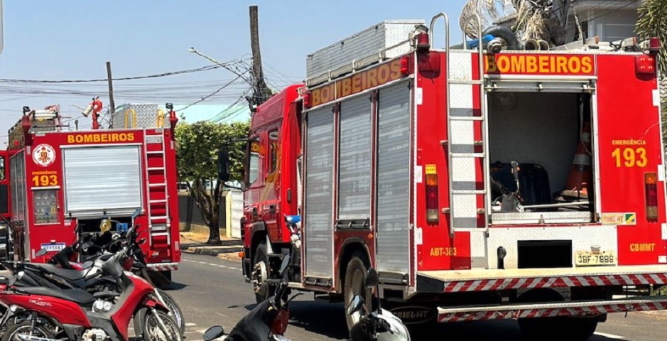 Idosa morre carbonizada durante incêndio em residência na Rua Bélgica
