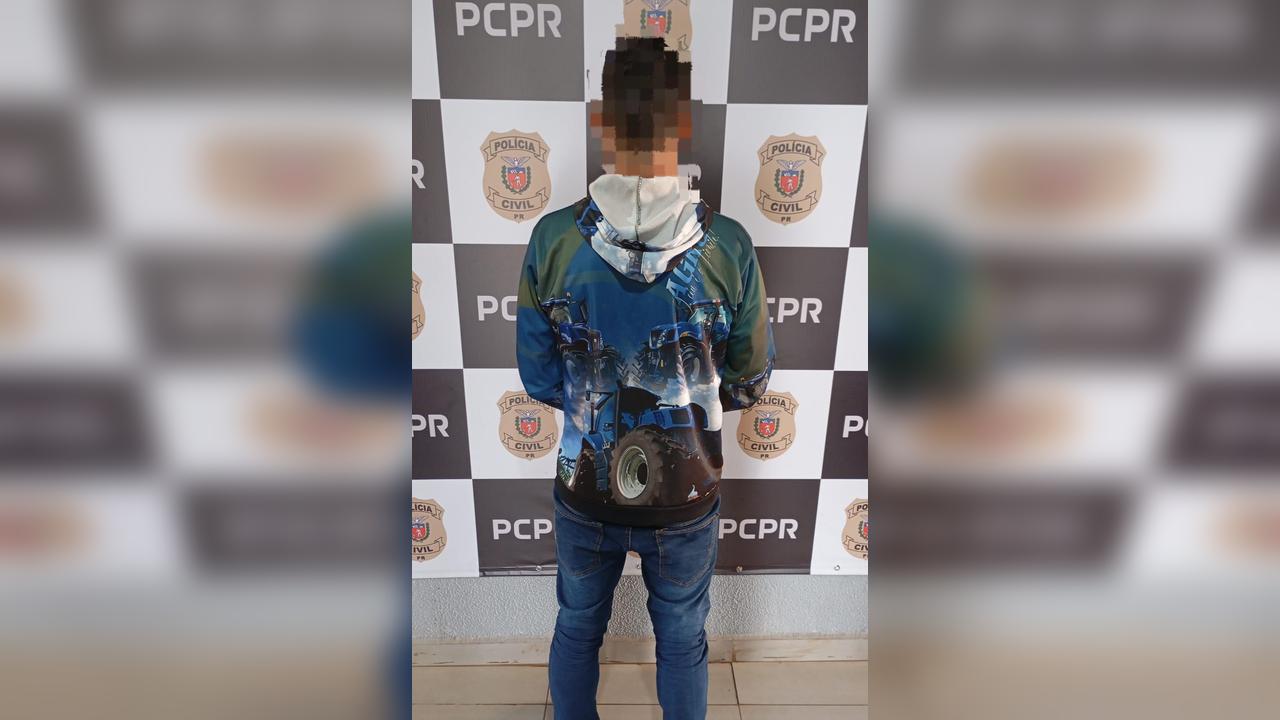 Homem é preso em Quedas do Iguaçu por latrocínio e coação de testemunha Homem é preso em Quedas do Iguaçu por latrocínio e coação de testemunha