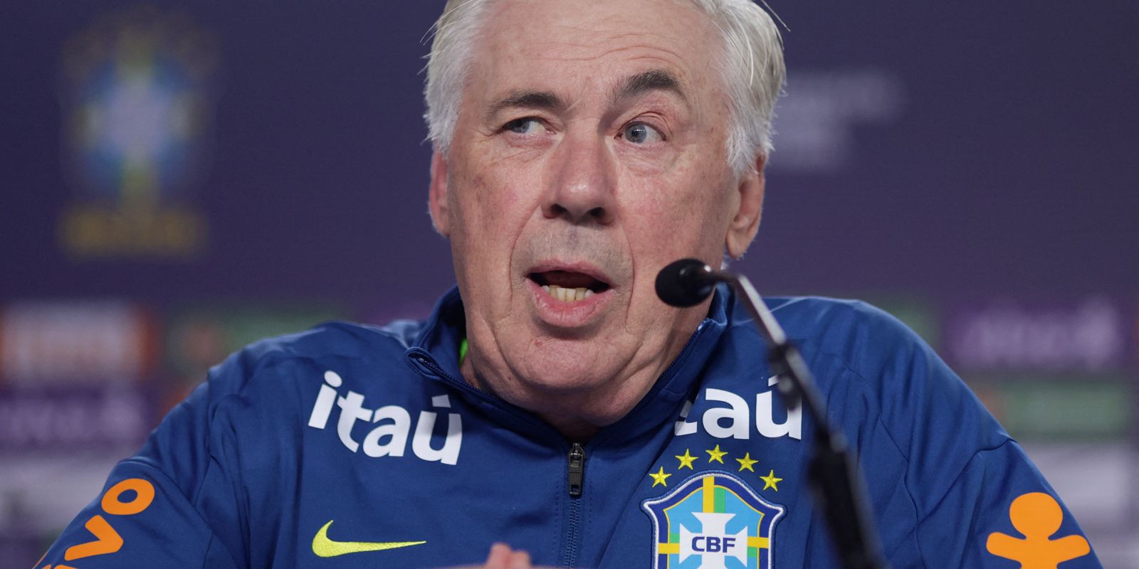 Ancelotti manterá Brasil com quatro atacantes em duelo contra o Chile Ancelotti manterá Brasil com quatro atacantes em duelo contra o Chile
