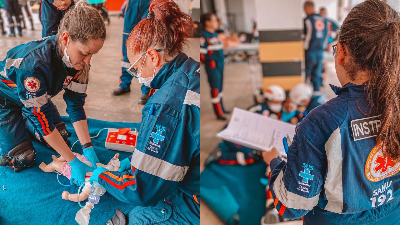 Turma 84 do NEP encerra capacitação com prova prática e inicia estágio em ambulâncias Turma 84 do NEP encerra capacitação com prova prática e inicia estágio em ambulâncias