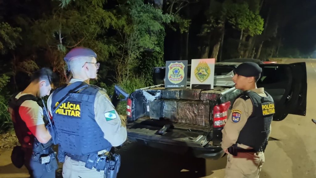 Polícia apreende grande quantidade de maconha em perseguição que terminou no XIV de Novembro