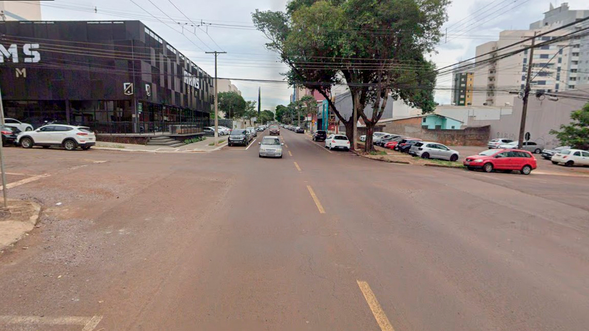Cascavel ganha nova rotatória no cruzamento da Rua Pernambuco com Rua Marechal Floriano