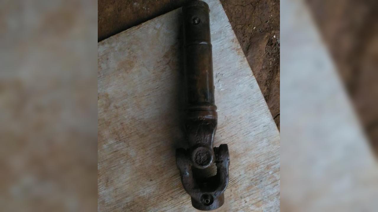 Internauta perdeu peça de trator na Estrada do Gramadinho, sentido Chão Batido, na área rural