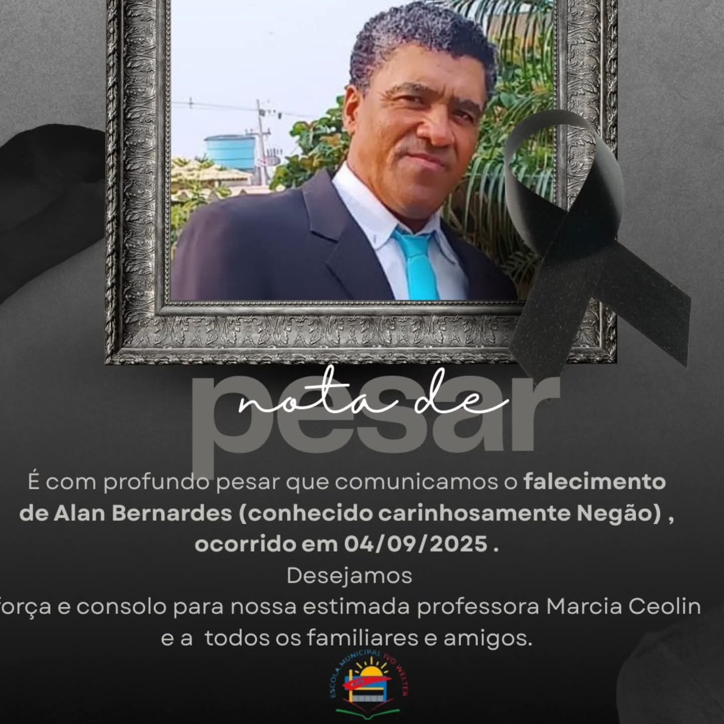 Falece aos 56 anos, em Toledo, o Negão Construtor