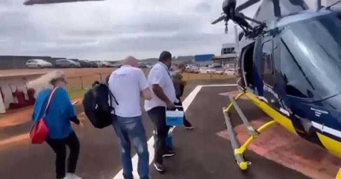 PRF realiza transporte aéreo de coração para transplante em Curitiba