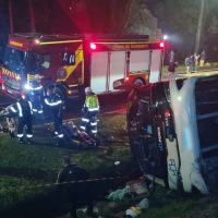 Imagem referente a Grave acidente mobiliza grande aparato de socorro na marginal da BR-277 em Cascavel