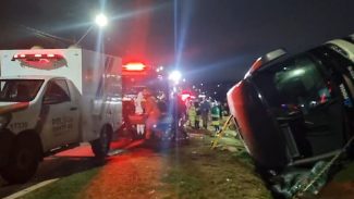 IML recolhe corpo de homem que morreu em grave acidente na BR-277