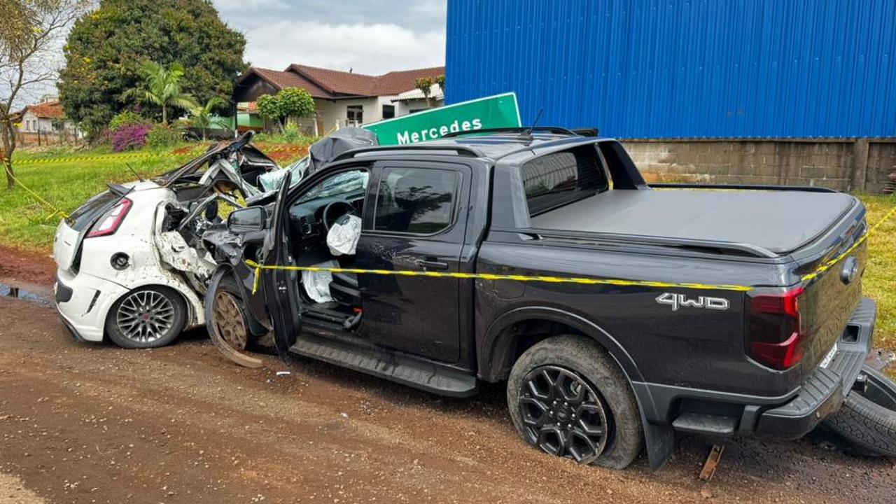 Cascavelense morre em acidente de trânsito na BR-163, em Mercedes