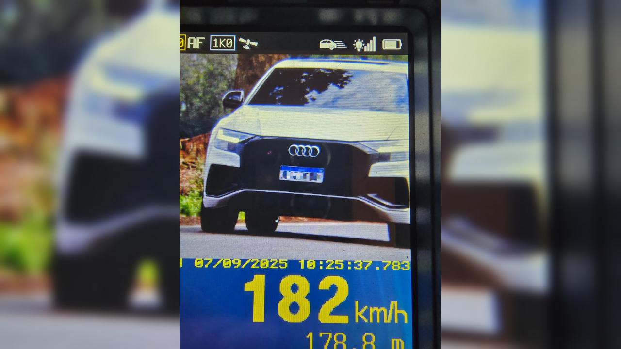 Audi é flagrado a 182 km/h na PR-182 entre Palotina e Toledo