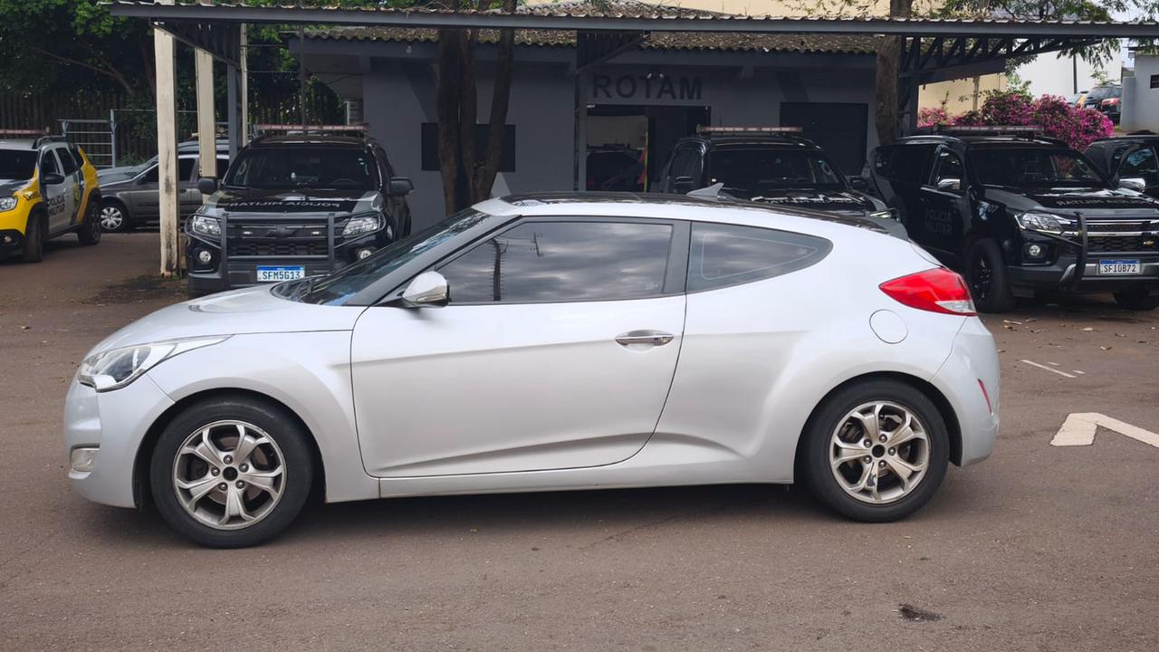 Veloster furtado em Cascavel é recuperado pela PM em Toledo